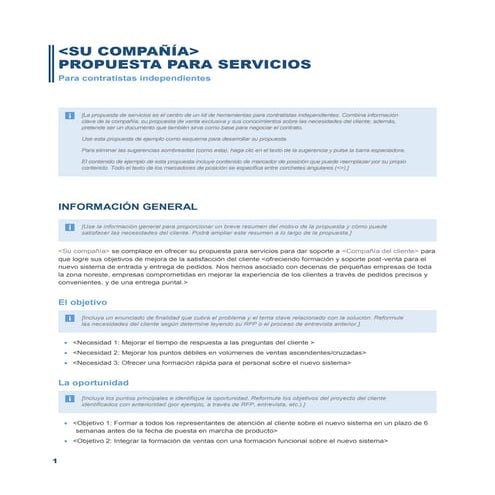 Propuesta de servicios | PDF