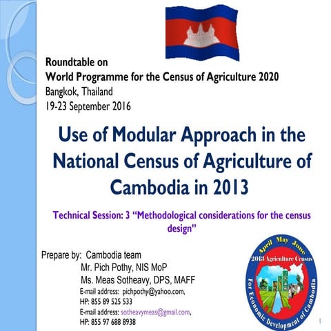 Cambodia - Modular Approach