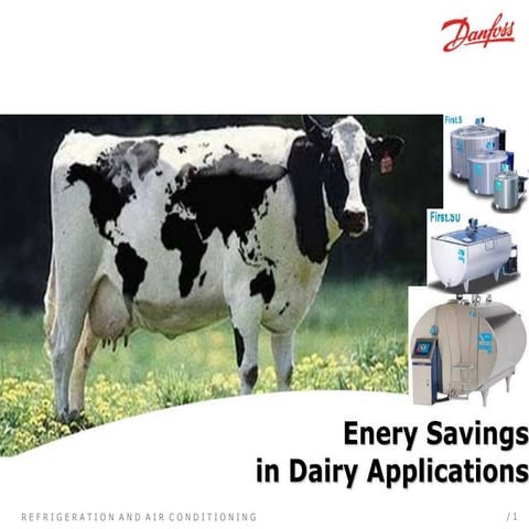Energy Savings in Dairy Applications | PDF