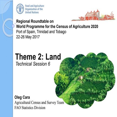 Census Theme 4 - Crops | PPTX