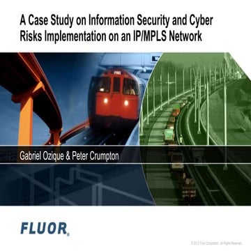 Cyber Risks Implementation on an IP MPLS Network