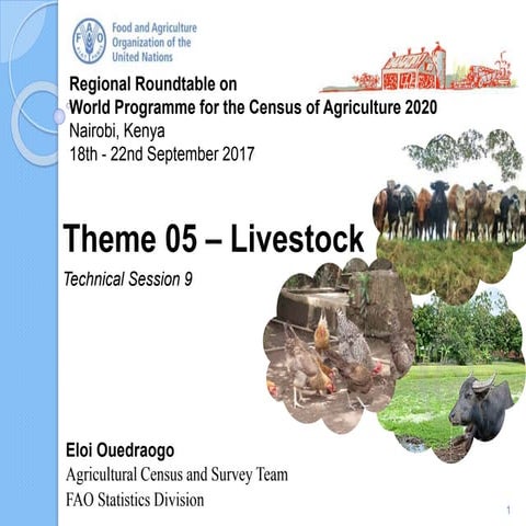 Census Theme 5 - Livestock | PPTX