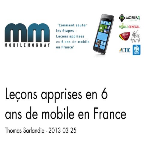 Mobile Monday Dakar slides