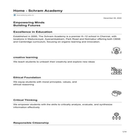 "Explore World-Class Education at Cambridge School in Chennai"