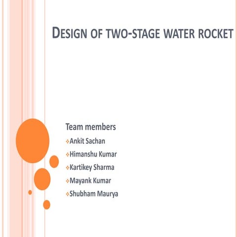 Double stage water rocket