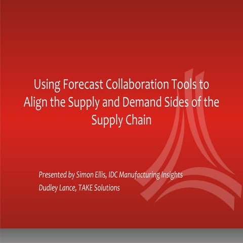 Using Forecast Collaboration