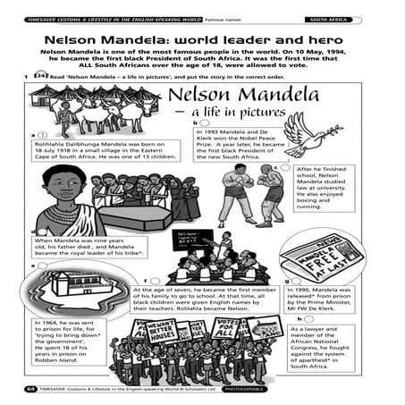 NELSON MANDELA: WORLD LEADER AND HERO
