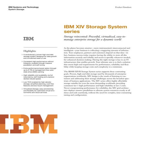 IBM XIV Storage System series