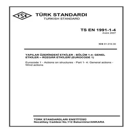 TS EN 1991 1-4 (Eurocode 1-4)