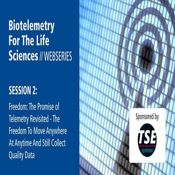 Freedom: The Promise of Telemetry Revisited - Stellar Telemetry Webinar (TSE ...