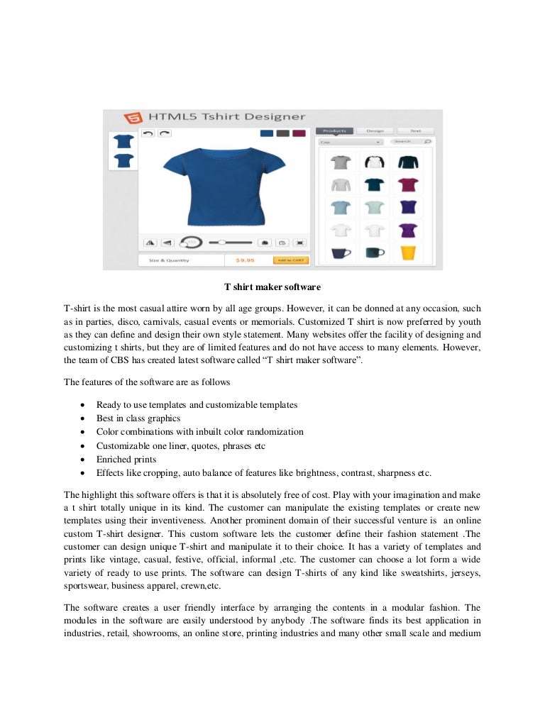 t shirt maker software t shirt maker software