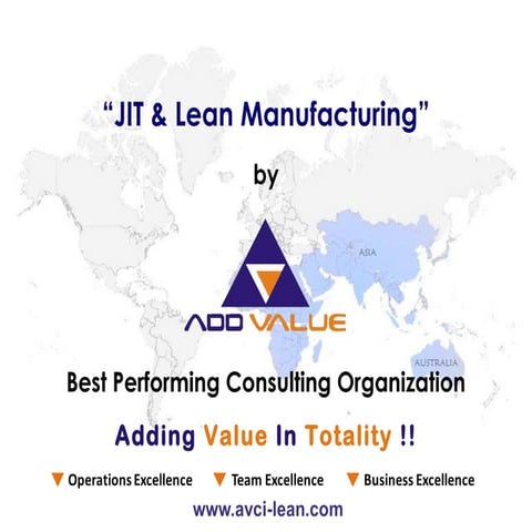 JIT & Lean Manufacturing - ADDVALUE - Nilesh Arora
