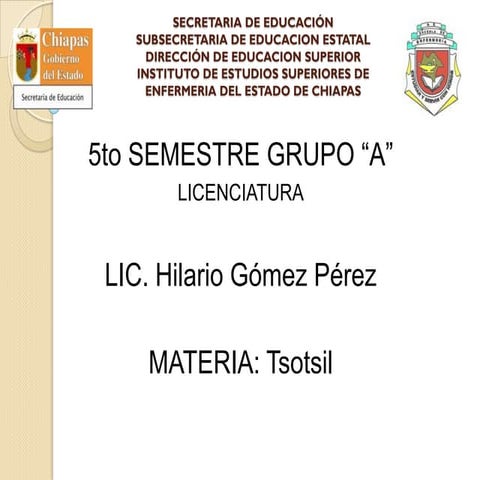 Tsotsil (3) PPT