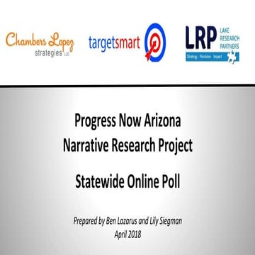 AZ = Narrative Project - Statewide Poll