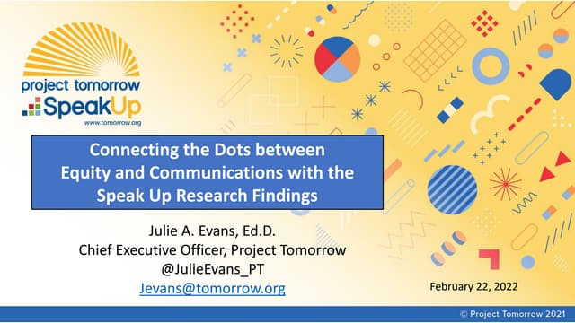 Connecting the Dots Between Equity and Communications