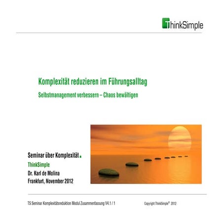 Ts seminar komplexitätsreduktion zusammenfassung v4.1