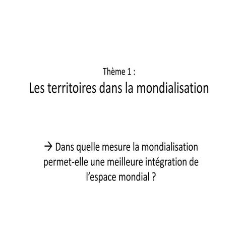 Tst2s g1 les territoires dans la mondialisation