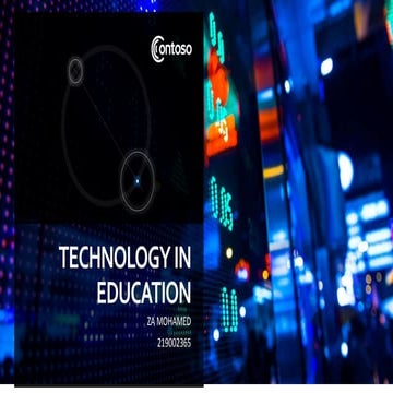 Technology in Education (TST3B Assignment)
