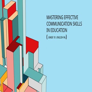 IMPORTANCE OF EFFECTIVE COMMUNICATION IN EDUCATIONAL CONTEXT