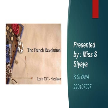 The French Revolution - History Presentation | PDF