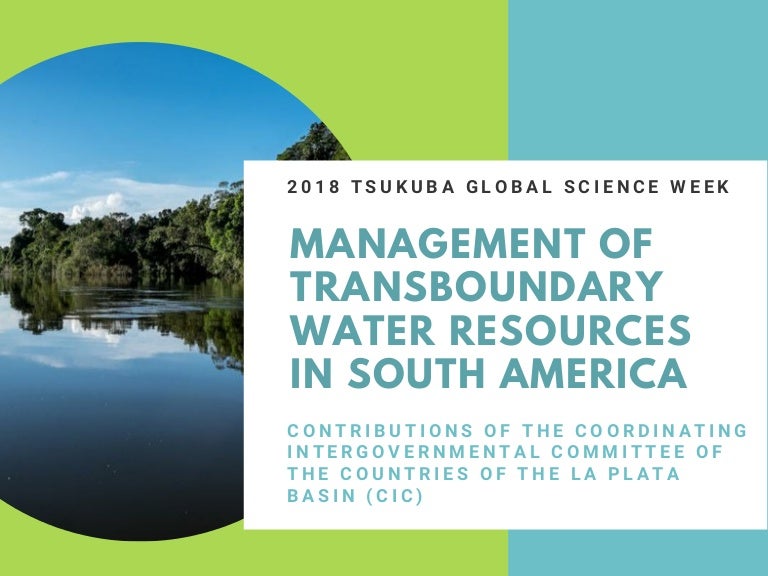 Management of transboundary water resources in South America