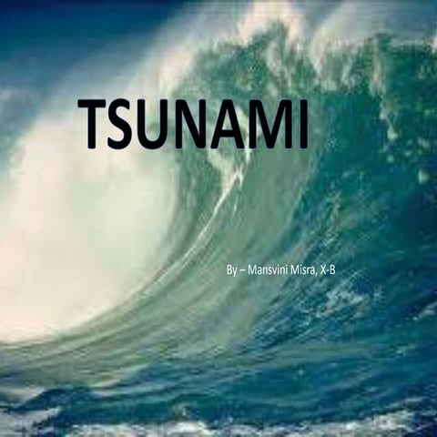 all about tsunami