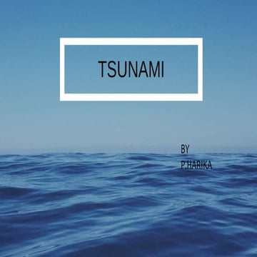 Tsunami