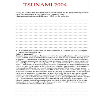 Tsunami 2004