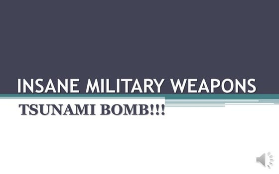 Tsunami bom rusland