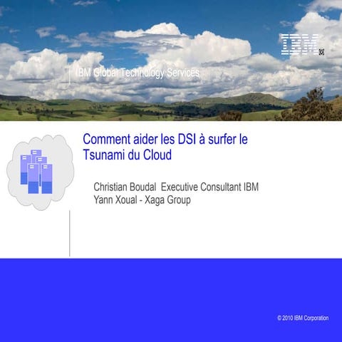 Les DSI face au Tsunami Cloud 