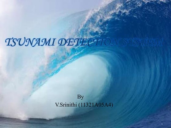 Tsunami detection