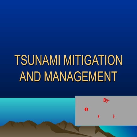 Tsunami ppt