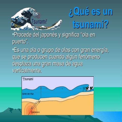 Tsunamis
