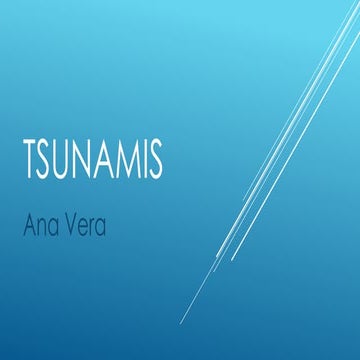 Tsunamis Pptx