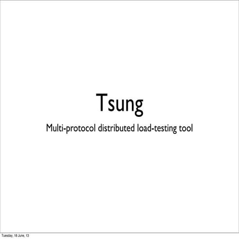Tsung info