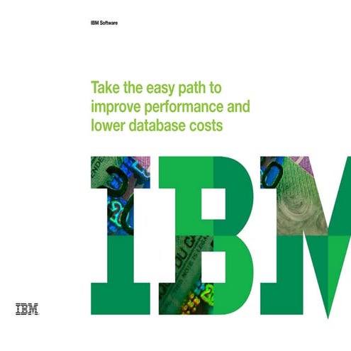 Take the easy path to  improve performance and  lower database costs