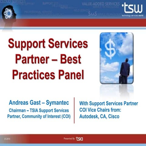 TSIA/TSW Support Services Partner Best Practices Panel
