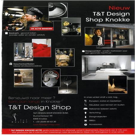 T&T Design Shop Knokke | PDF