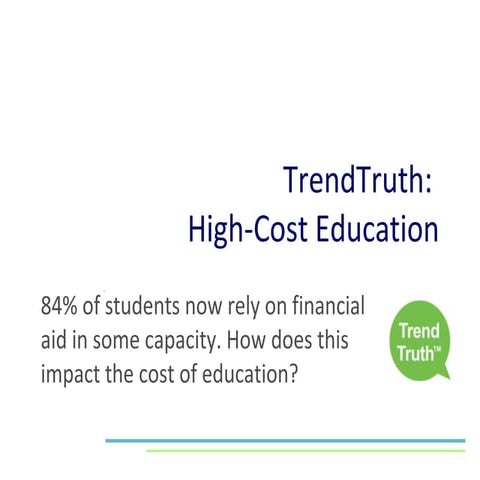Trend Truth: High-Cost Education