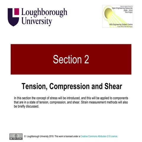 Structures and Materials- Section 2 Tension