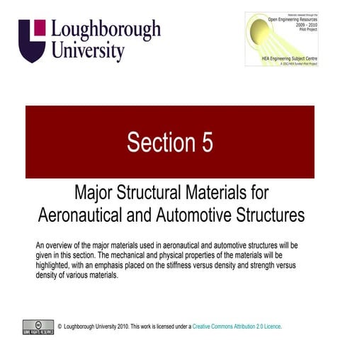 Structures and Materials- Section 5 Major Structural Materials for Aeronautic...