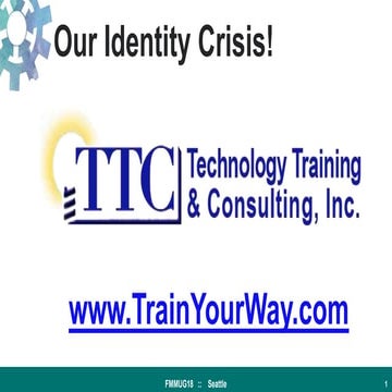 TTC MaxTalk FMMUG Maximo 2018