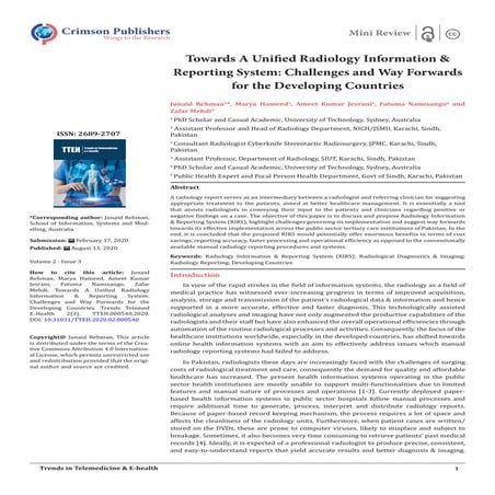 Remote Radiology Reporting: Streamlined Teleradiology Solutions for ...