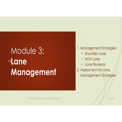 Tteng 422 Traffic Operations Module 3 S2024 Pdf