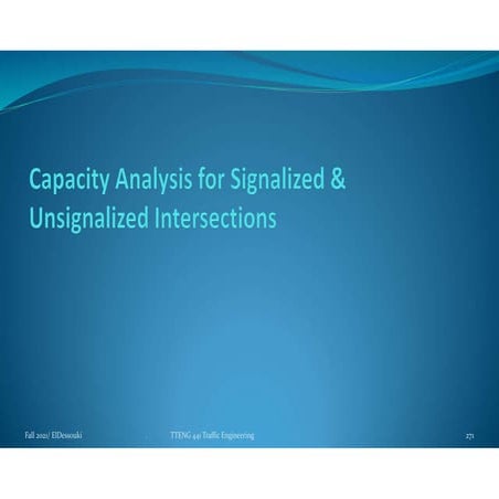 Tteng 441 traffic engineering fall 2021 part5