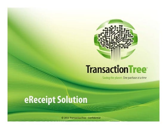 TransactionTree receipt fact sheet 2011 | PDF