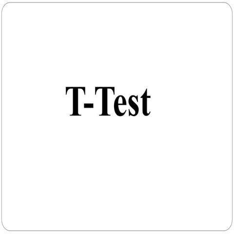 t test for statistics 1st sem mba sylabus