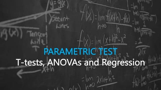 T Test and ANOVA Presentation_By Limon.pptx
