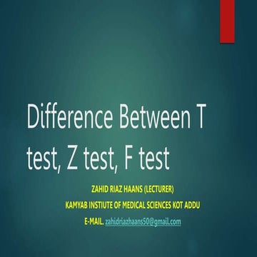 t test z test f test.pptx