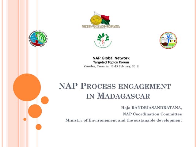 February 13 | NAP process engagement in Madagascar